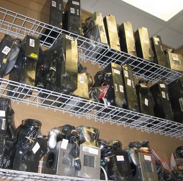 backroom shelves
